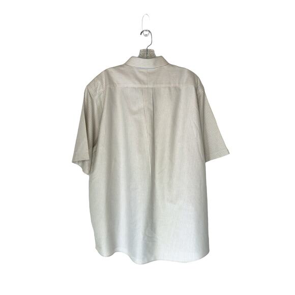 L.L. Bean Men's Striped Wrinkle Free Traditional Fit Button Down Shirt Size 17R - Picture 7 of 10